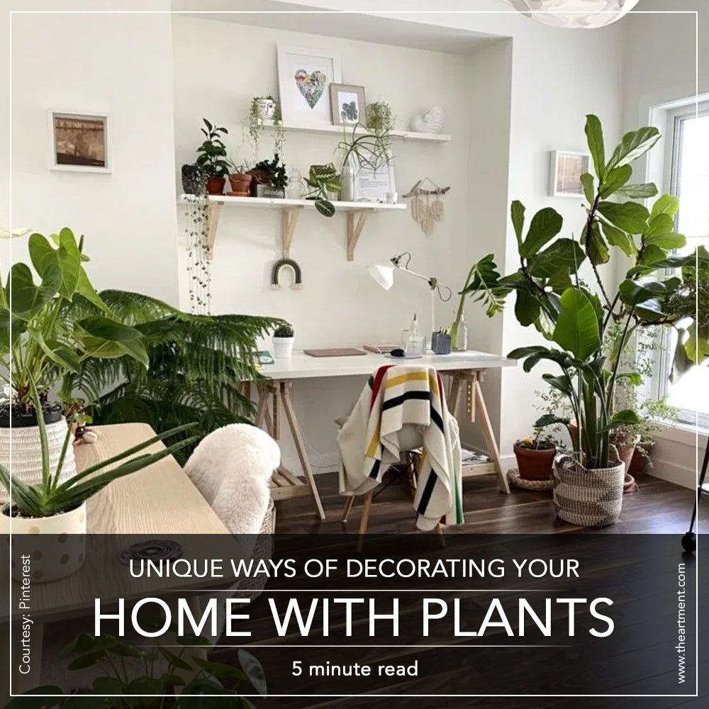8 Unique Ways To Include Plants In Your Home Decor - The Artment