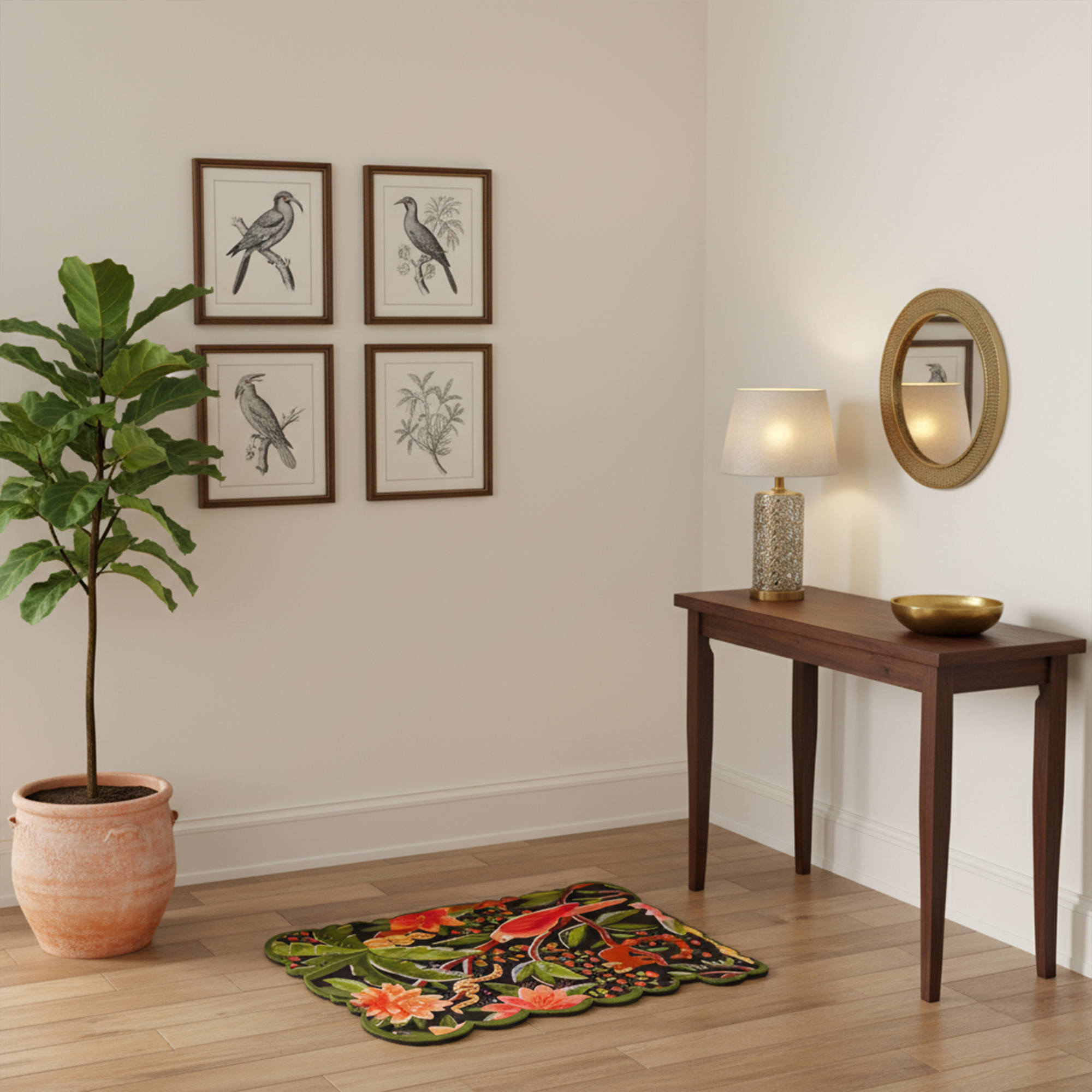 Paradise Bloom Diatomaceous Earth Bath Mat