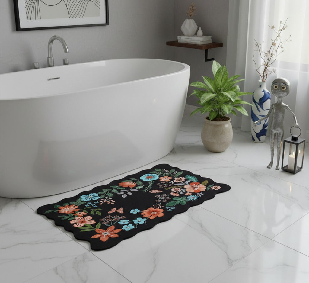 Paradise Bloom Diatomaceous Earth Bath Mat