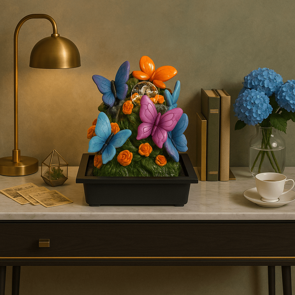 The Butterfly's Dance Fountain - The Artment