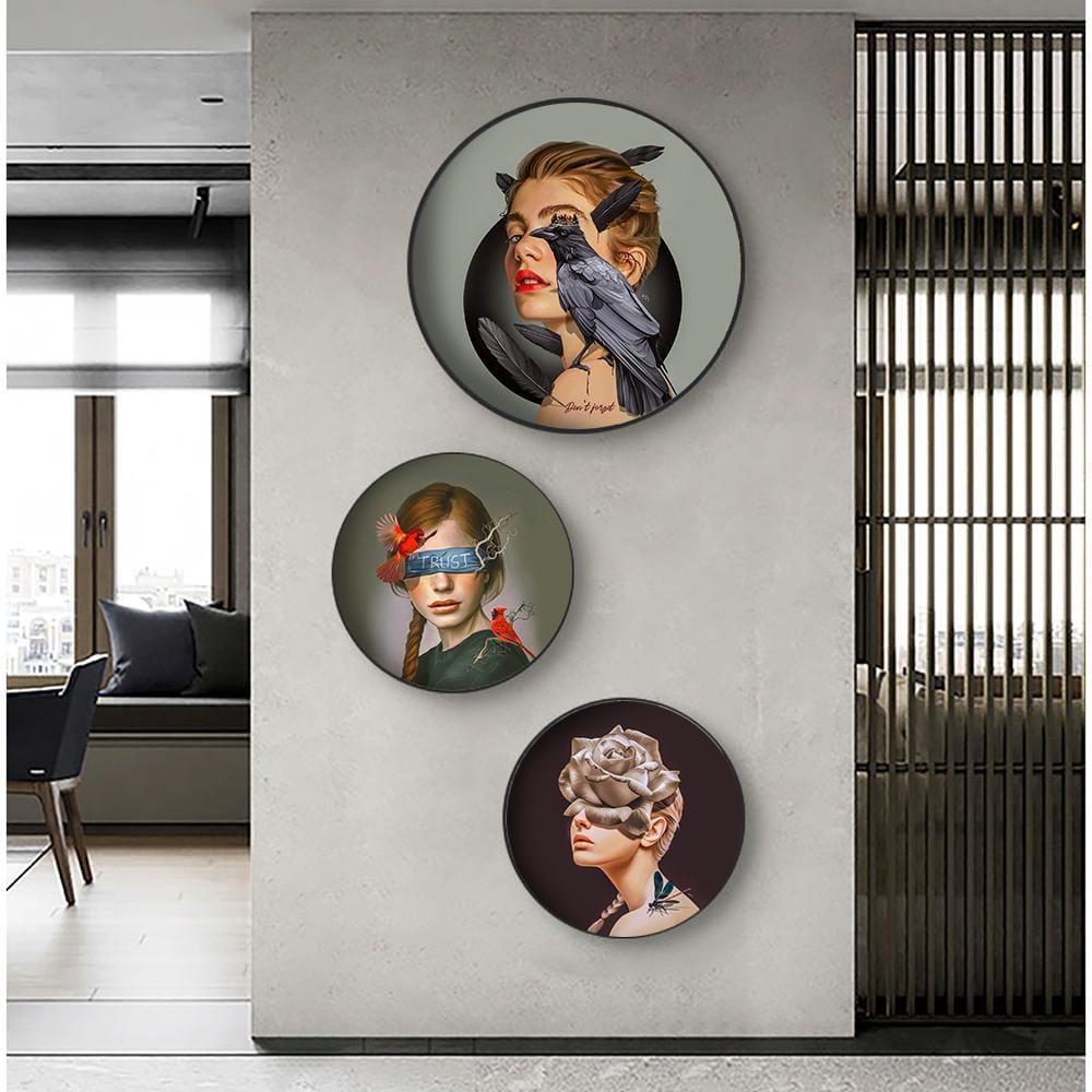 Cosmos and Chaos abstract canvas example wall art piece for choosing home decor by The Artment