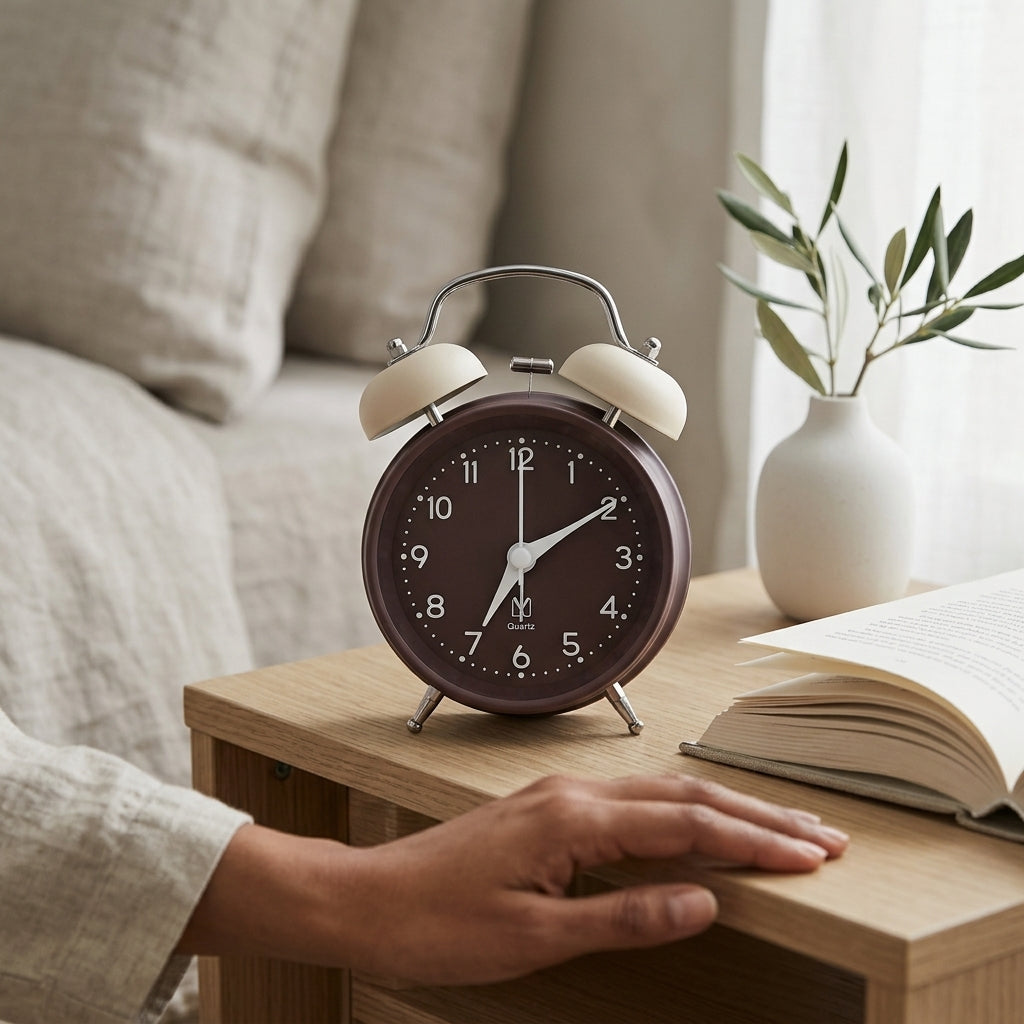 The Shield Retro Table Clock