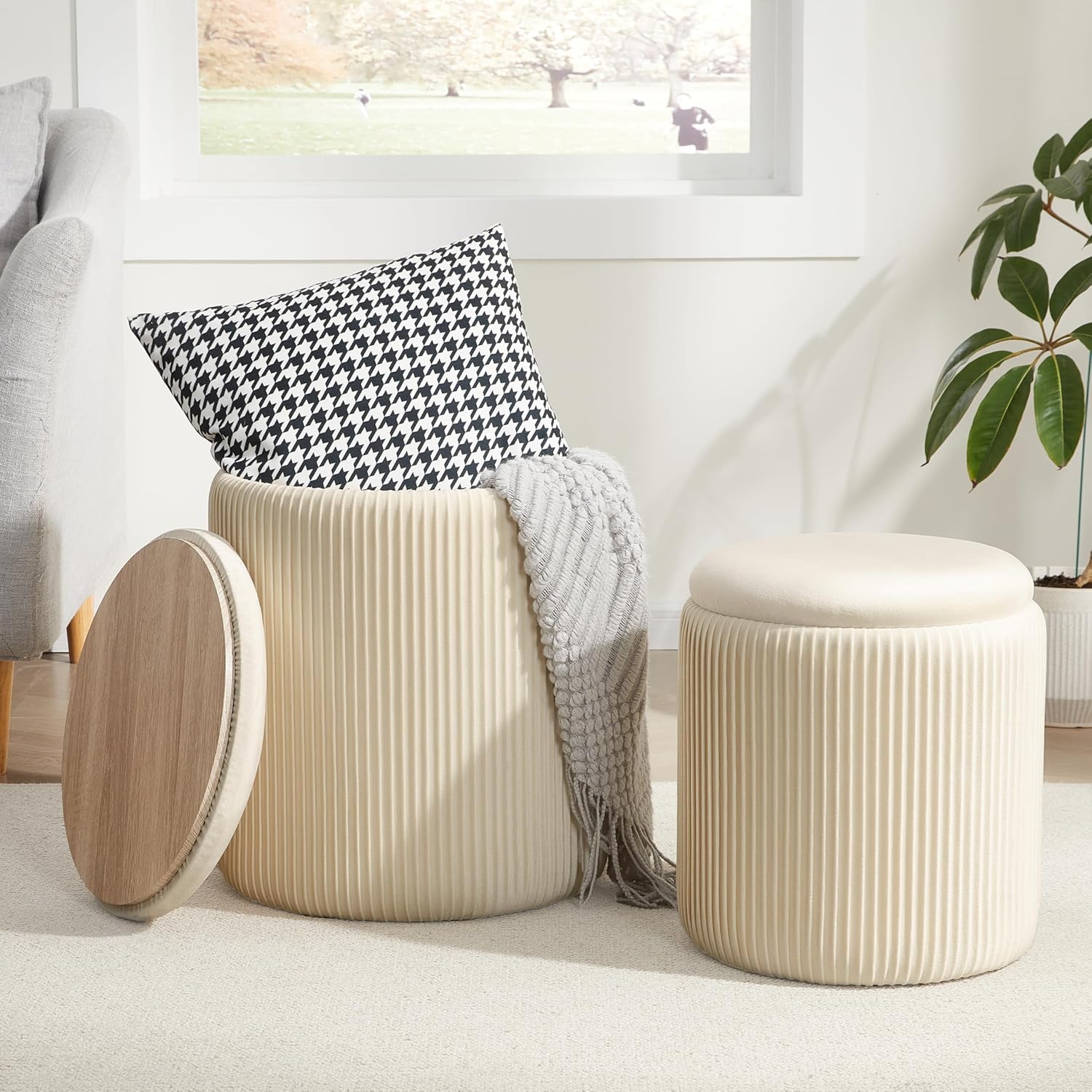 Mono Duo Ottomans – Set of 2