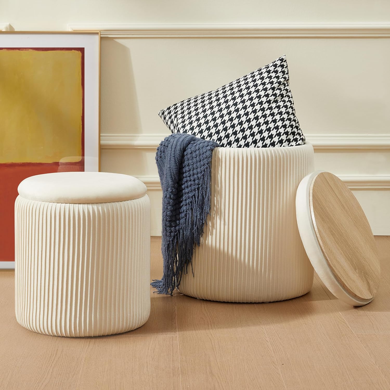 Mono Duo Ottomans – Set of 2