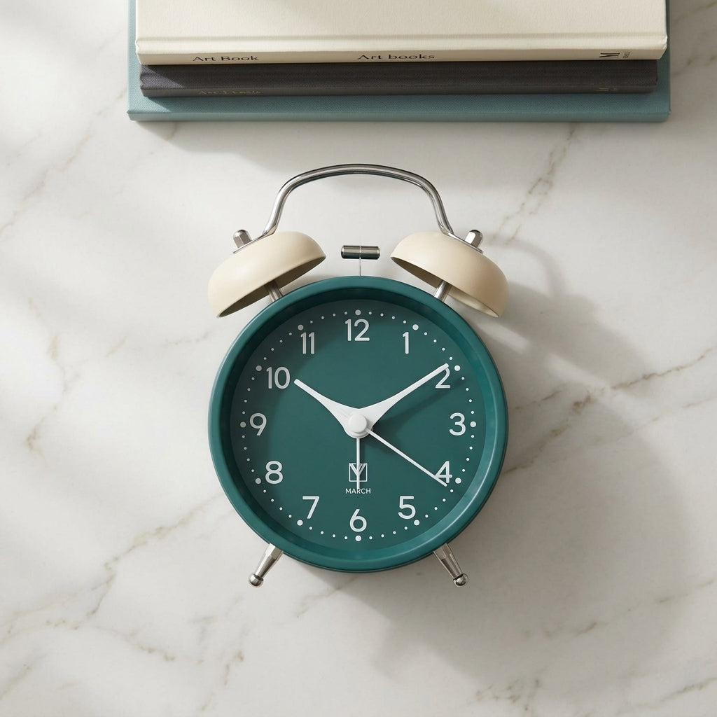 The Shield Retro Table Clock