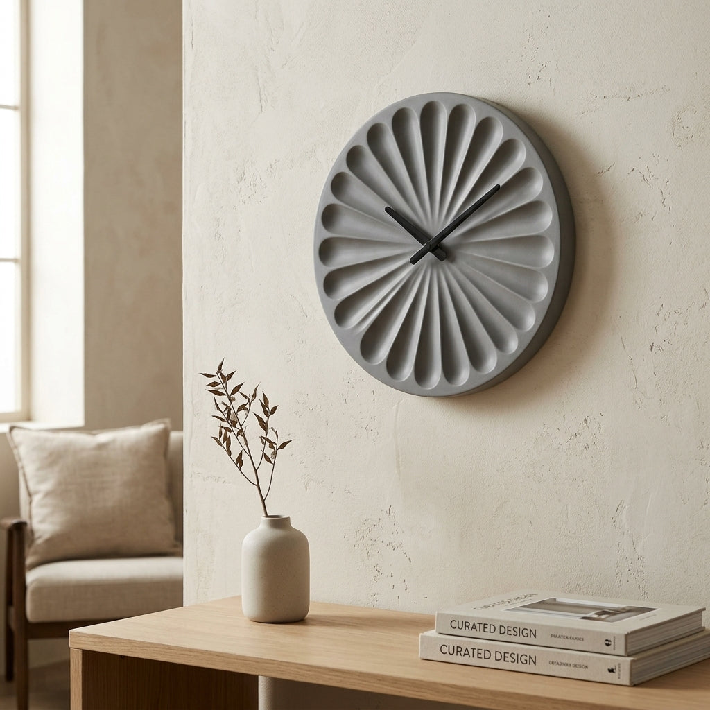 The Monolith Carved Clock