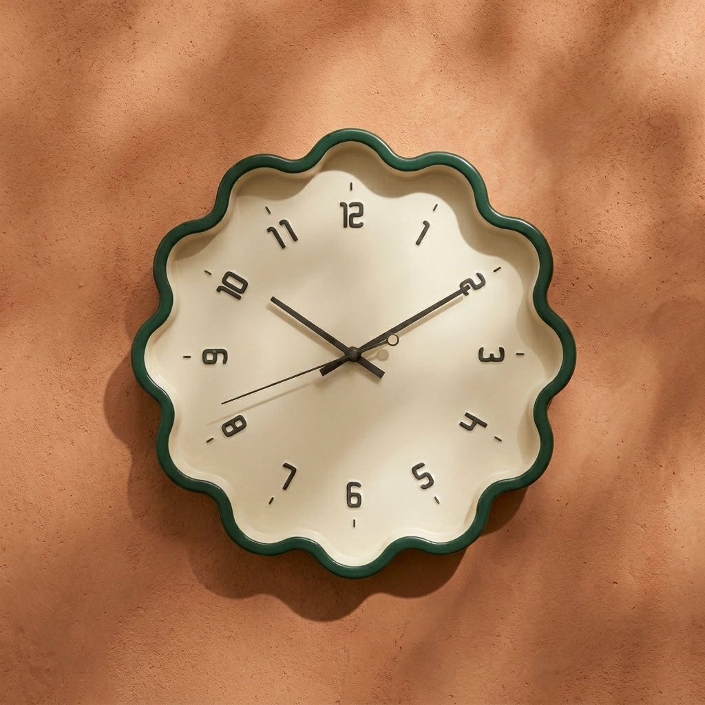 The Scallop Retro Wall Clock