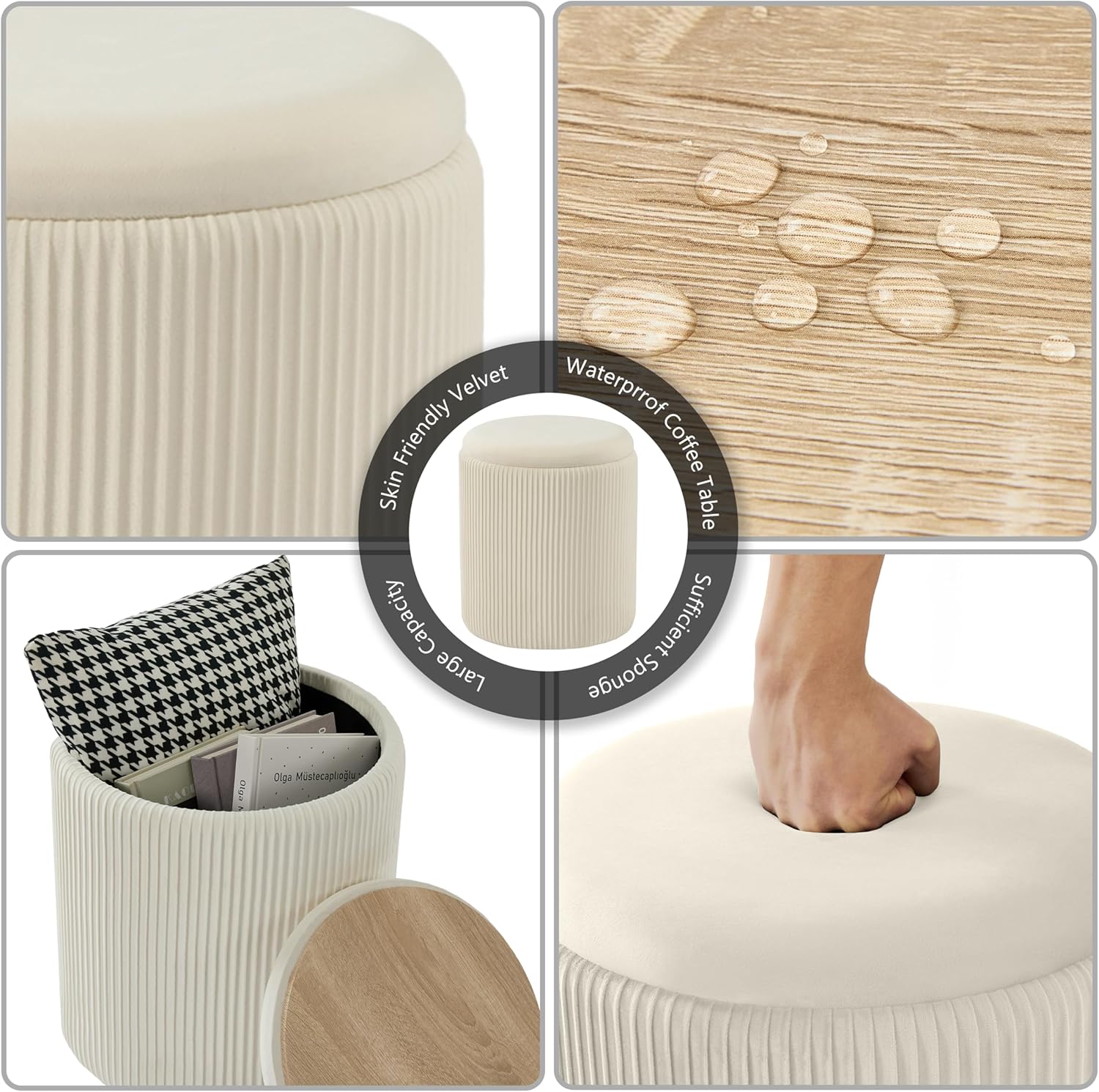 Mono Duo Ottomans – Set of 2