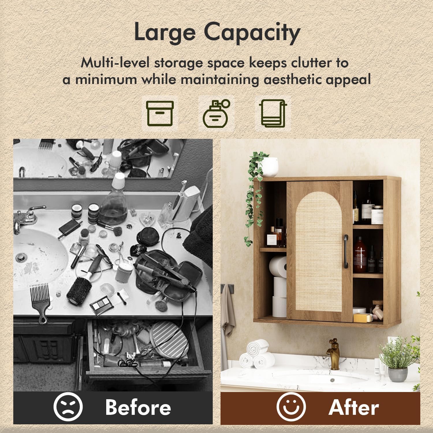 The Solis Wall Bathroom Cabinet
