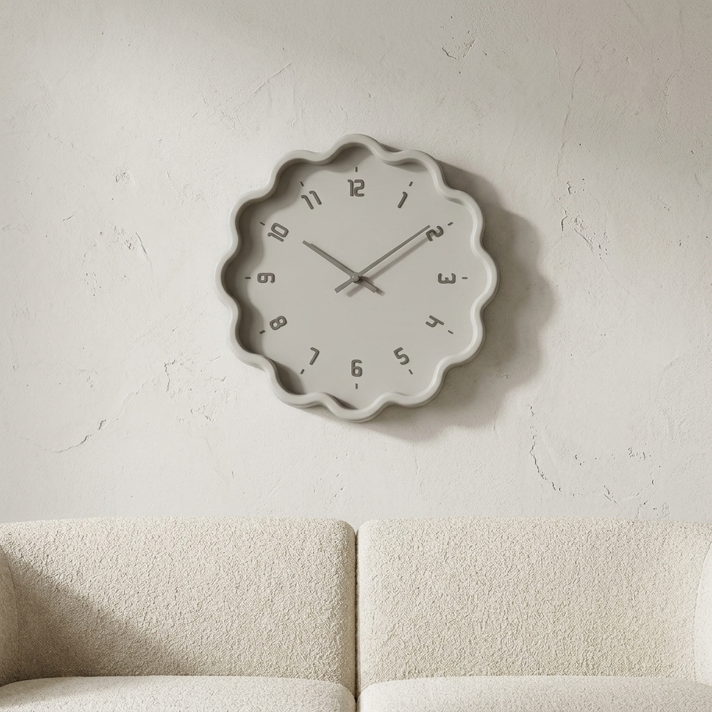 The Scallop Retro Wall Clock