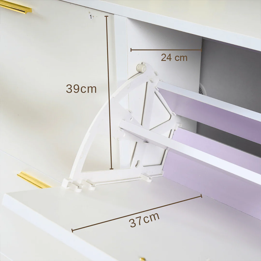 Quadra Shoe Organizer Cabinet (4 Tier)