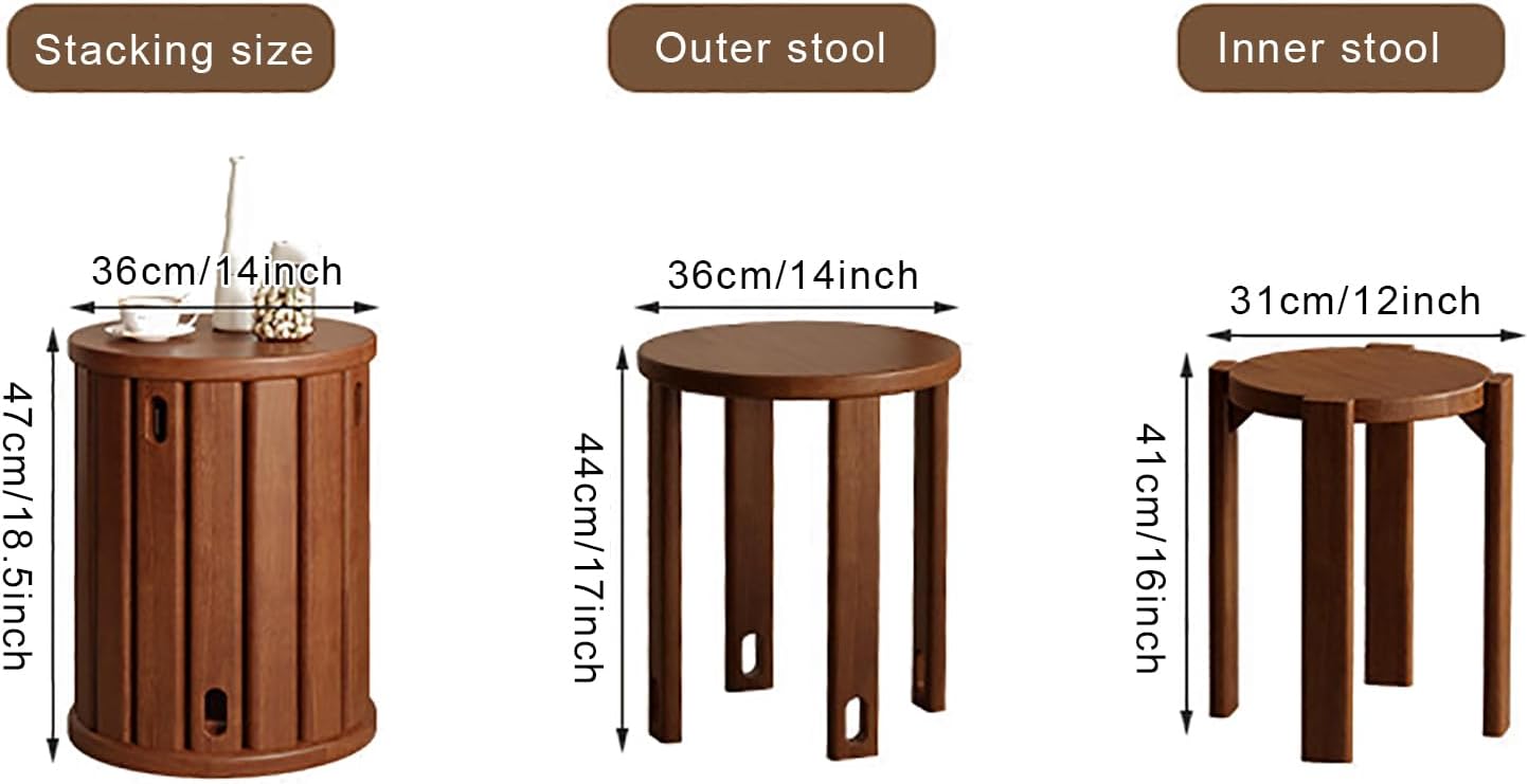 The Shift Stools - 4 - in - 1 Stackable - The Artment